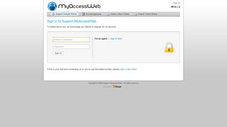 
                            6. Sign in to Support MyAccessWeb