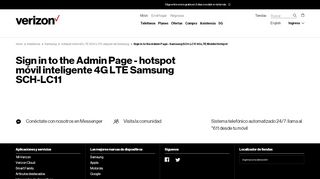 
                            7. Sign in to the Admin Page - hotspot móvil inteligente 4G LTE Samsung ...
