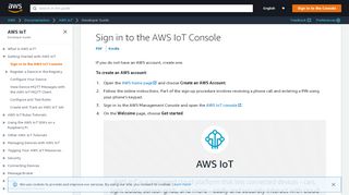 
                            1. Sign in to the AWS IoT Console - AWS IoT - AWS Documentation