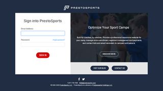 
                            9. Sign in to the Network - PrestoSports