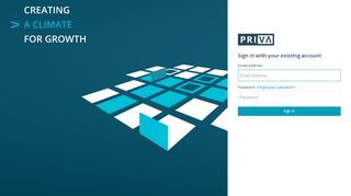 
                            7. Sign in to the Priva Cloud Portal – Priva Help Center