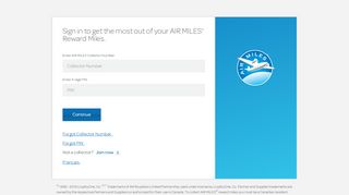 
                            8. Sign in to unlock account - Air Miles