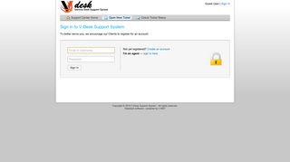 
                            8. Sign in to V-Desk Support System