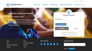 
                            8. Sign in to World Bank Group Member Center