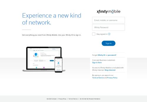
                            13. Sign in to Xfinity Mobile