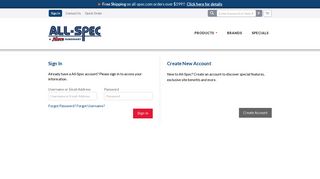 
                            4. Sign In To Your Account | All-Spec