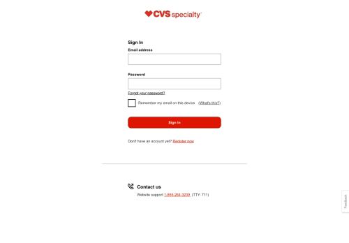 
                            5. Sign in to Your Account – CVS Specialty