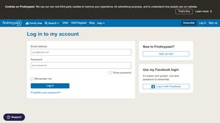 
                            6. Sign in to your account | findmypast.ie