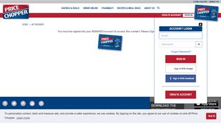 
                            3. Sign In To Your Account Or Create An Account | Price Chopper