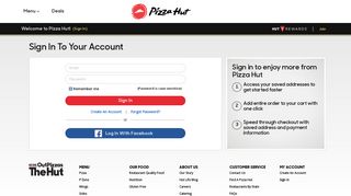 
                            11. Sign in to your account - Pizza Hut: Pizza Delivery | Pizza ...