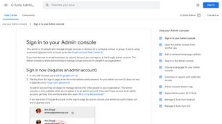 
                            7. Sign in to your Admin console - G Suite Admin Help - Google Support