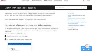 
                            13. Sign in to your Adobe ID account with your Facebook or ...