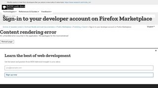 
                            2. Sign-in to your developer account on Firefox ... - MDN - Mozilla