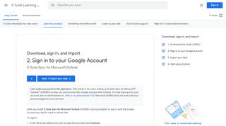 
                            6. Sign in to your Google Account - G Suite Help - Google Support
