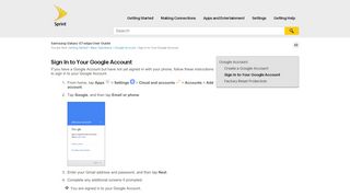
                            3. Sign In to Your Google Account - Samsung Galaxy S7 edge User Guide