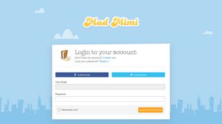 
                            1. Sign In To Your Mad Mimi Account : Create, send, & track emails with ...