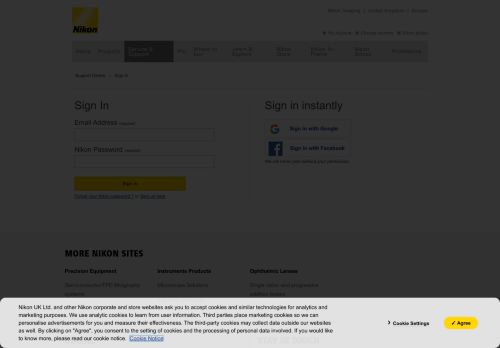 
                            12. Sign in to your Nikon Account