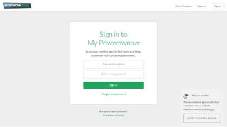 
                            1. Sign in to your PowWowNow Account | PowWowNow