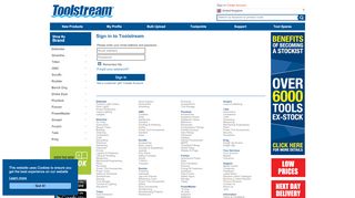 
                            2. Sign in - Toolstream Tools | Suppliers of over 6000 Hand and Power ...