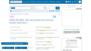 
                            5. sign in - Traducción al español - ejemplos inglés | Reverso Context
