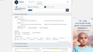 
                            12. sign in - Traducción al español – Linguee