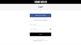 
                            7. Sign In - Trendy Butler - Personal Stylist and Clothing Subscription for ...