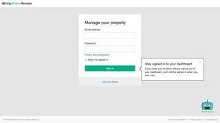
                            3. Sign in - TripAdvisor Rentals