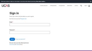 
                            3. Sign in - UCAS