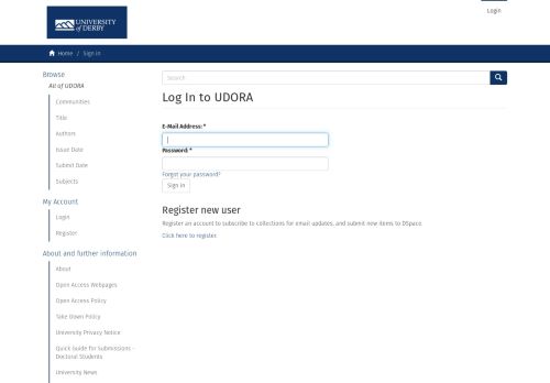 
                            3. Sign in - udora - Open Repository