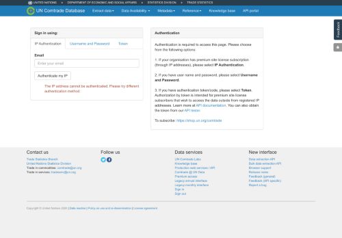 
                            4. Sign in | UN Comtrade: International Trade Statistics