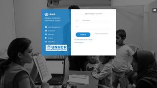 
                            1. Sign In - UNHCR RAIS