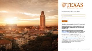 
                            8. Sign In - UT Office 365 - The University of Texas at Austin