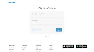 
                            9. Sign In - Venmo