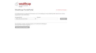 
                            1. Sign In WealthCap Anlegerinformationen Portal