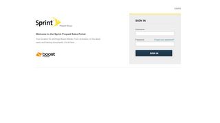 
                            2. SIGN IN - Welcome to the Sprint Prepaid Sales Portal -- LOGIN