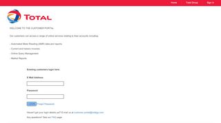 
                            4. Sign In - Welcome - Total Gas & Power