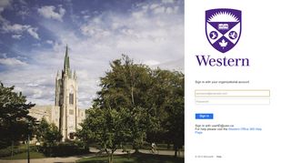 
                            2. Sign In - Western University