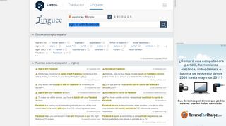 
                            6. sign in with Facebook - Traducción al español – Linguee