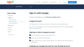 
                            12. Sign in with Google | Typing Pal - Tap'Touche