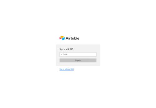 
                            12. Sign in with SSO - Airtable