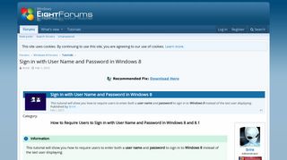 
                            7. Sign in with User Name and Password in Windows 8 | Windows 8 Help ...