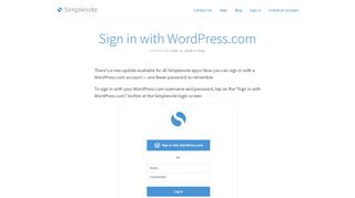 
                            8. Sign in with WordPress.com | Simplenote