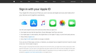 
                            6. Sign in with your Apple ID - Apple Podrška - Apple Support