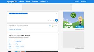 
                            3. Sign in with your google account | Traductor inglés español