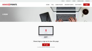 
                            3. Sign in with your MIMS Account - mims points