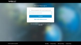 
                            13. Sign in with your organization portal - Lynda.com