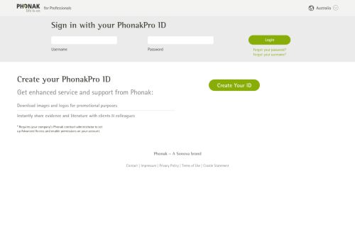 
                            6. Sign in with your PhonakPro ID