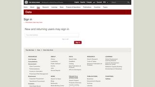 
                            4. Sign in – World Bank Data Help Desk