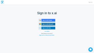
                            8. Sign in | x.ai