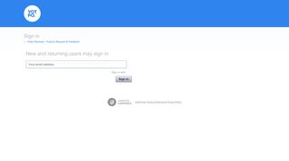 
                            9. Sign in – Yotpo Reviews - Feature Request & Feedback